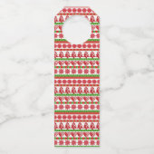 クリスマスの記号 ボトルネックタグ (裏面)