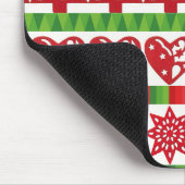 クリスマスの記号 マウスパッド (コーナー)