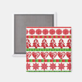 クリスマスの記号 マグネット (正面/裏面)