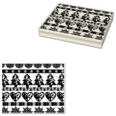 クリスマスの記号 ラバースタンプ (押印)