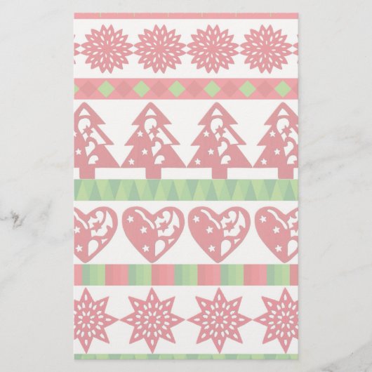 クリスマスの記号 便箋 (正面)