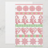 クリスマスの記号 便箋 (正面/裏面)