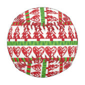 クリスマスの記号 野球ボール (裏面)