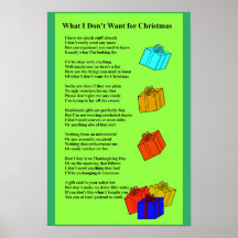 クリスマスの詩はダメ