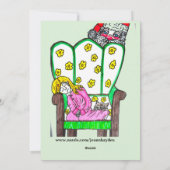 クリスマスの詩 サンタを待つ シーズンカード (裏面)