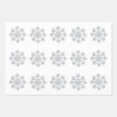 クリスマスの詰め合わせ包装紙 ラッピングペーパーシート (正面)