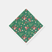 クリスマスの話 | クリスマスアイコンパターン スタンダードカクテルナプキン (角)