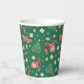 クリスマスの話 | クリスマスアイコンパターン 紙コップ (正面)