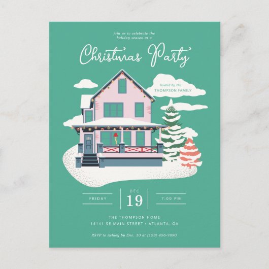 クリスマスの話 |クリスマスパーティー シーズンポストカード (正面)