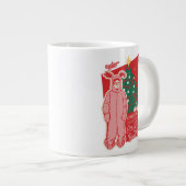 クリスマスの話 | フランジ復活祭バニー ジャンボコーヒーマグカップ (正面右)