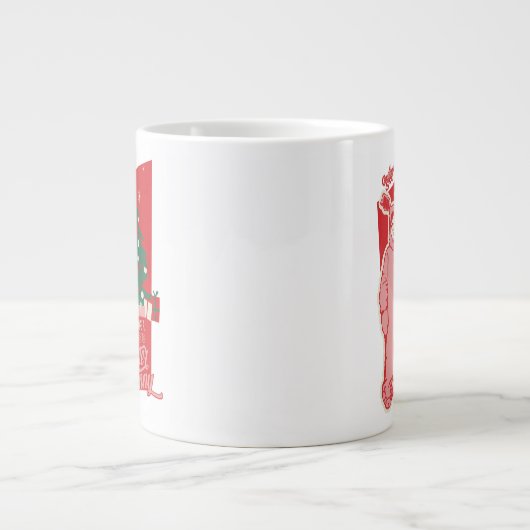 クリスマスの話 | フランジ復活祭バニー ジャンボコーヒーマグカップ (正面)