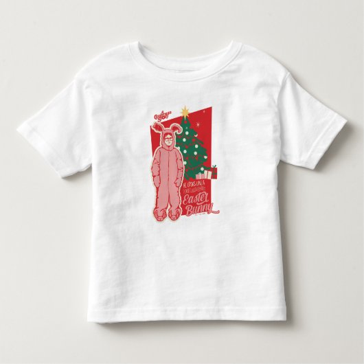 クリスマスの話 | フランジ復活祭バニー トドラーTシャツ (正面)