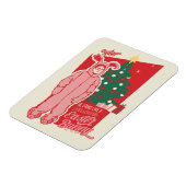 クリスマスの話 | フランジ復活祭バニー マグネット (左側)