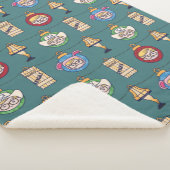 クリスマスの話 |ラルフィーとオーナメントパターン シェルパブランケット (3/4)