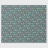 クリスマスの話 |ラルフィーとオーナメントパターン ラッピングペーパー (フラット)