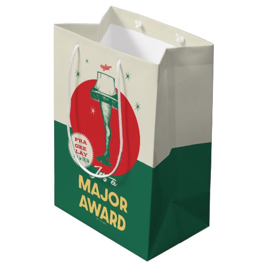 クリスマスの話 | レッグランプ専攻の賞 ミディアムペーパーバッグ (裏面アングル)