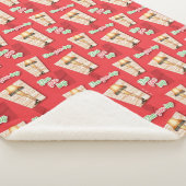 クリスマスの話 |脚ランプパターン シェルパブランケット (3/4)