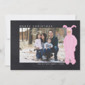 クリスマスの話 | Ralphie Bunny Suet – 写真 シーズンカード (正面)