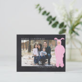 クリスマスの話 | Ralphie Bunny Suet – 写真 シーズンポストカード (スタンド正面)