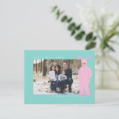 クリスマスの話 | Ralphie Bunny Suet – 写真 シーズンポストカード (スタンド正面)