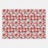 クリスマスの話 | Ralphie Plaidパターン ラッピングペーパーシート (正面3)