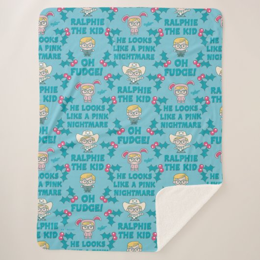 クリスマスの話 | Ralphie the Kid シェルパブランケット (正面)
