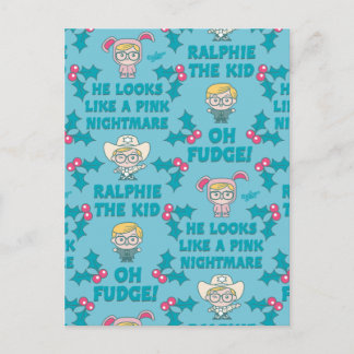 クリスマスの話 | Ralphie the Kid Pattern ポストカード