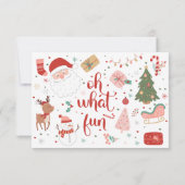 クリスマスの誕生日って最高に楽しい！ サンキューカード (裏面)