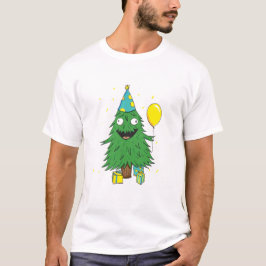 クリスマスの誕生日の木 Tシャツ