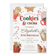 クリスマスの誕生日クッキーとココアフェスティバル