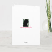 クリスマスの誕生日2018年/3 シーズンカード (裏面)