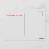 クリスマスの調整が良い、カイロプラクティック ポストカード (裏面)