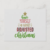 クリスマスの調整が良い、カイロプラクティック ポストカード (正面)