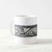 クリスマスの豊穣の角 コーヒーマグカップ (正面左)