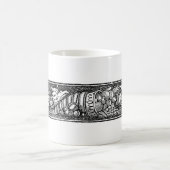 クリスマスの豊穣の角 コーヒーマグカップ (中央)