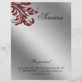 クリスマスの財布のサロンのフライヤの販売のハンドバッグのファッション チラシ (裏面)