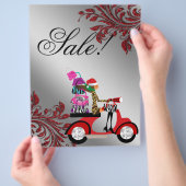 クリスマスの財布のサロンのフライヤの販売のハンドバッグのファッション チラシ (手)