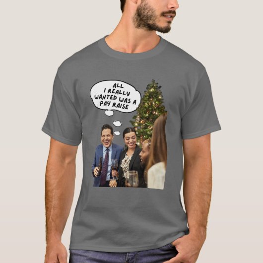 クリスマスの賃上げ Tシャツ (正面)