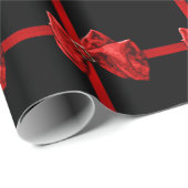 クリスマスの贈り物のお伝統的辞儀 ラッピングペーパー (ロールコーナー)