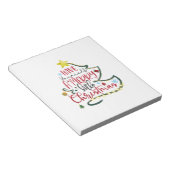 クリスマスの贈り物はメリークリスマス ノートパッド (アングル)