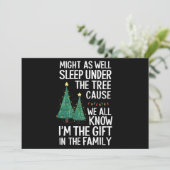 クリスマスの贈り物は木の下で寝るのも同じこと シーズンカード (スタンド正面)