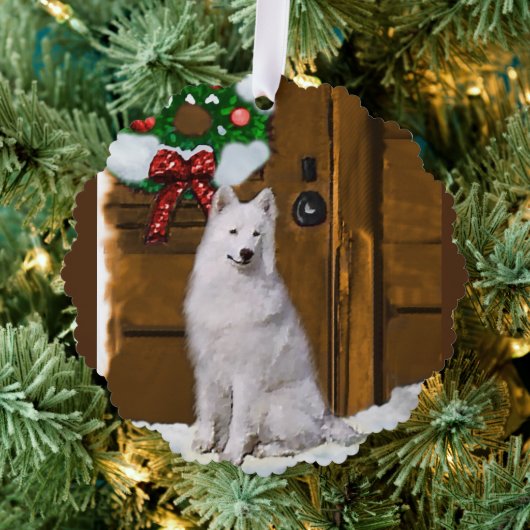 クリスマスの贈り物 オーナメントカード (インサイチュ (木))