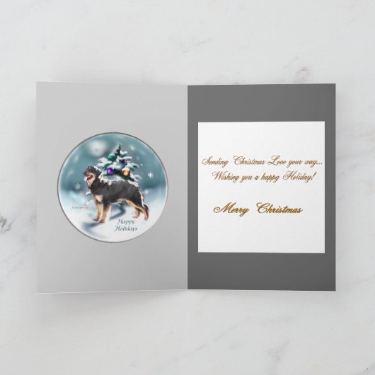 クリスマスの贈り物 シーズンカード (内部)