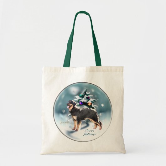 クリスマスの贈り物 トートバッグ (正面)