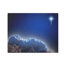 クリスマスの贈り物 メタルプリント