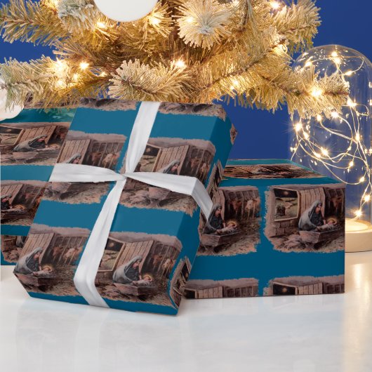 クリスマスの贈り物 ラッピングペーパー (クリスマス)