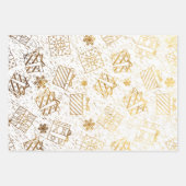 クリスマスの贈り物 4 ラッピングペーパーシート (正面2)