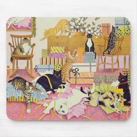 クリスマスの贈物日 マウスパッド (正面)