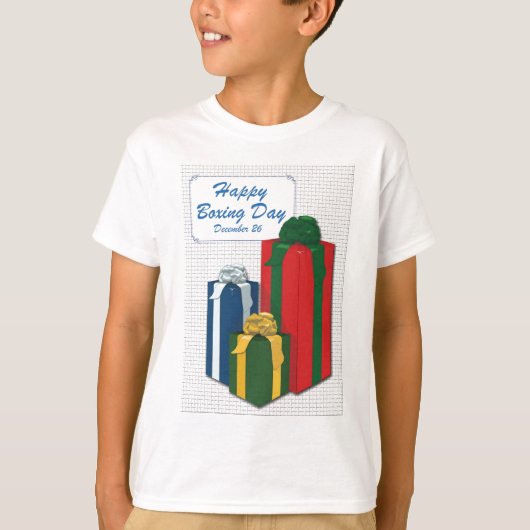 クリスマスの贈物日 Tシャツ (正面)