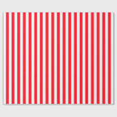 クリスマスの赤い白のストライプは包装紙を縞で飾ります ラッピングペーパー (フラット)